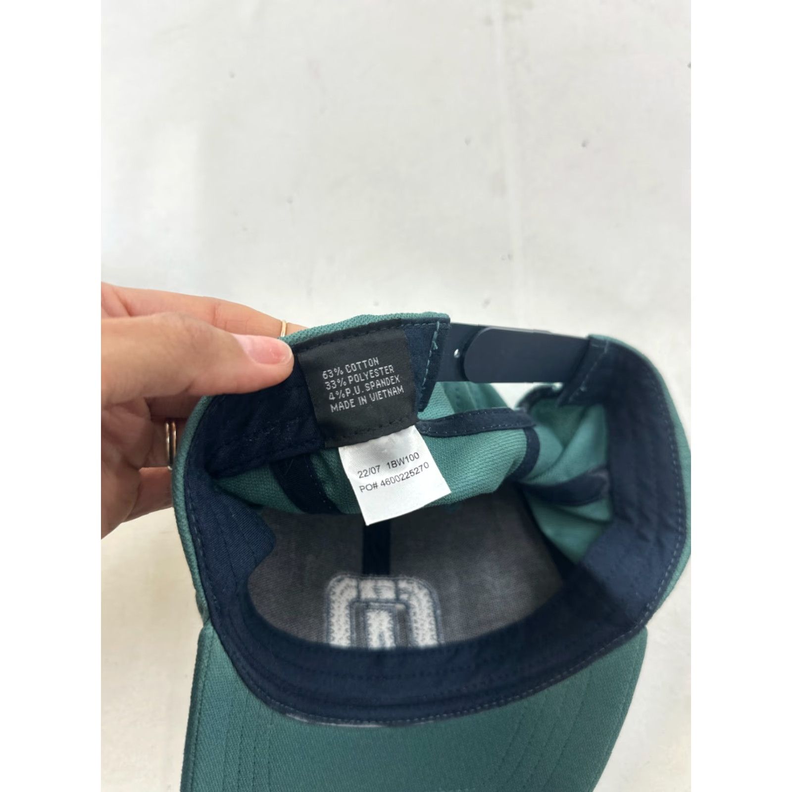 TravisMathew Travis Matthew Hat Mens Green Flex Performance Embroidered Golf Snapback Cap Size ONE SIZE - 5 Thumbnail