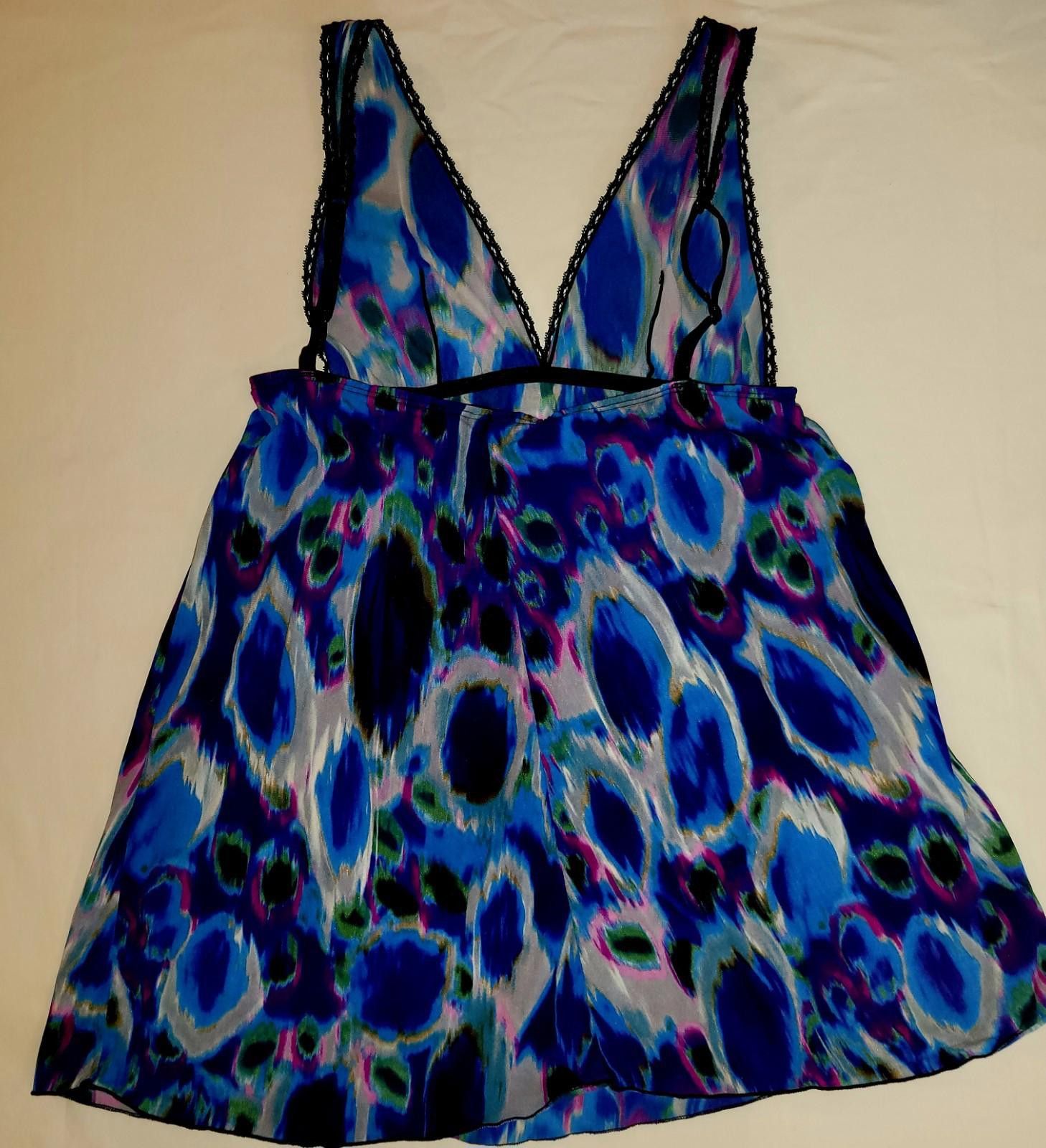 Sex Skateboards SEXY women's LG. blue nightie Size ONE SIZE - 5 Thumbnail