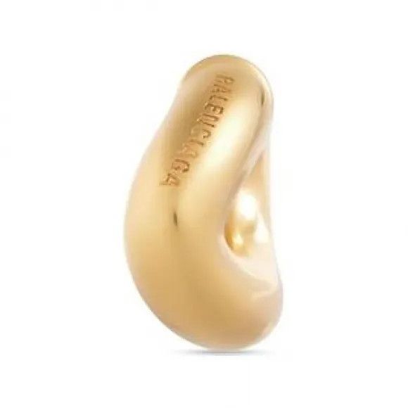 Balenciaga o1bcso1str1125 Size: OS / Loop Ear Cuff in Gold Size ONE SIZE - 1 Preview