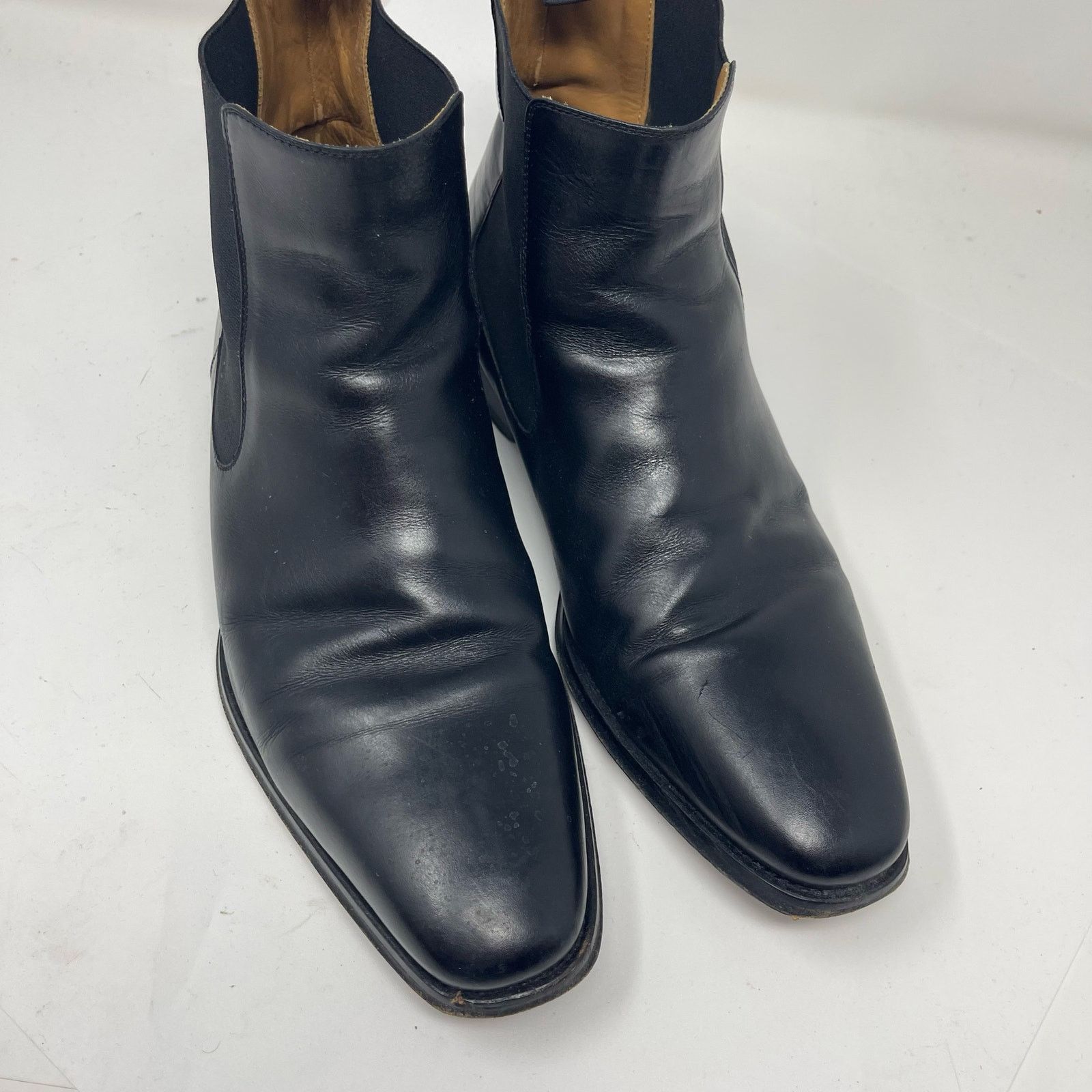 Magnanni Magnanni Men's Java Black Leather Chelsea Boots sz 10.5 Size US 10.5 / EU 43-44 - 10 Thumbnail