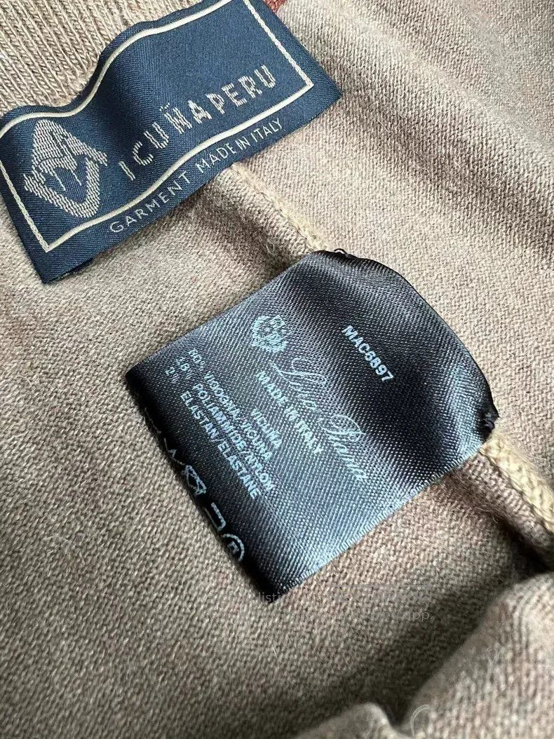 Loro Piana Loro Piana size XL Vicuna cashmere knitted jogger pants, cl Size US 27 - 6 Thumbnail