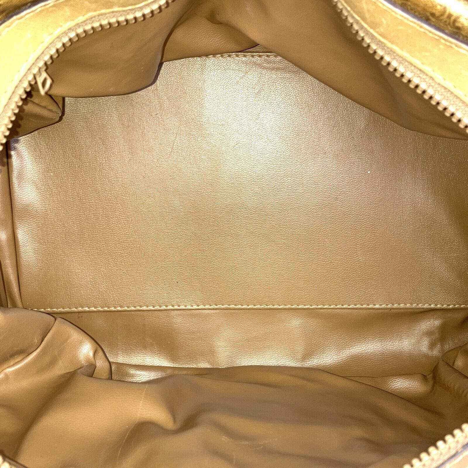 Celine AUTHENTIC CELINE BOSTON HANDBAG Macadam PVC Brown GUC Size ONE SIZE - 14 Thumbnail