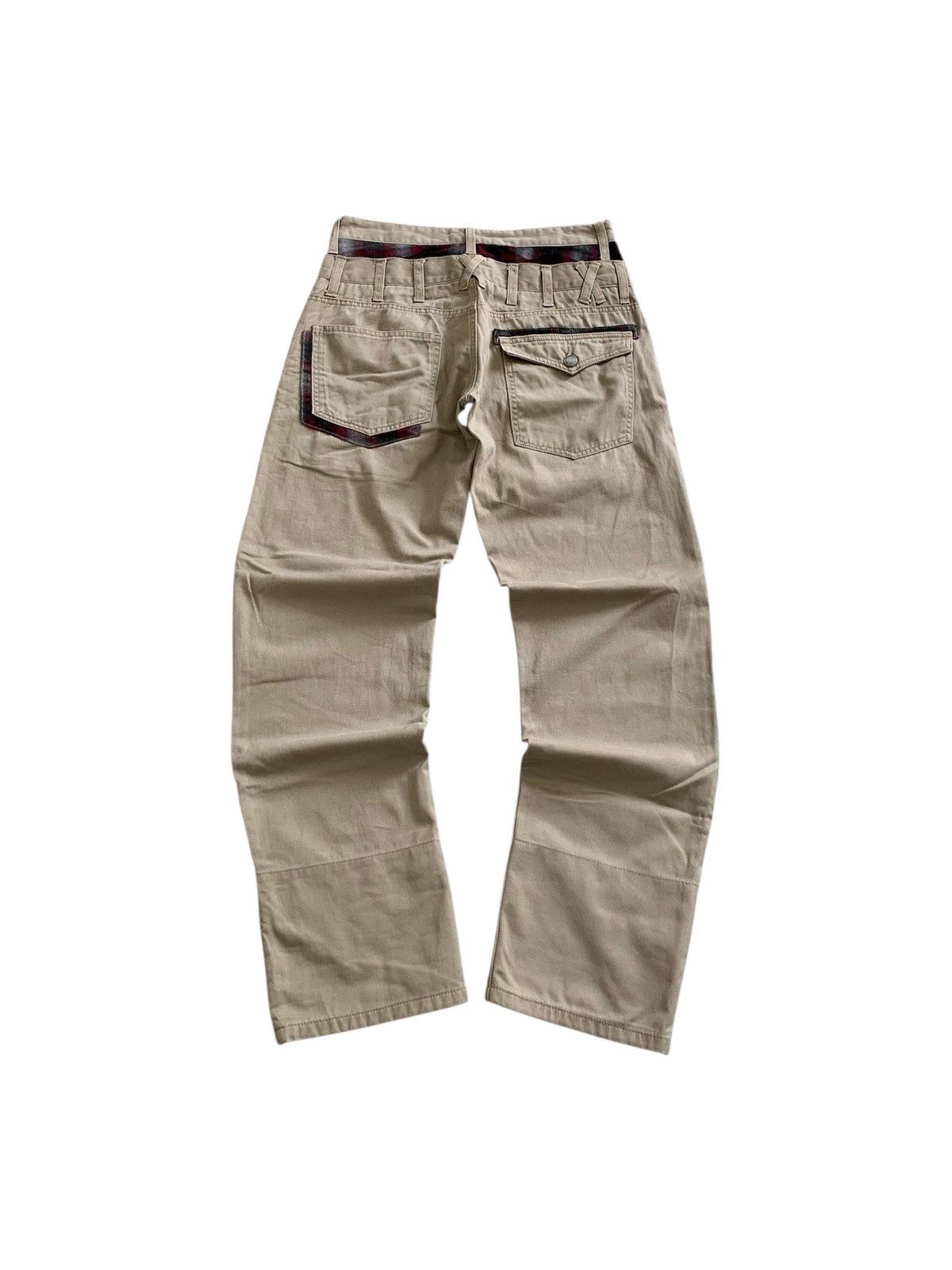 If Six Was Nine Avail Avant Garde Double Waist Flannel Pants Size US 30 / EU 46 - 8 Thumbnail