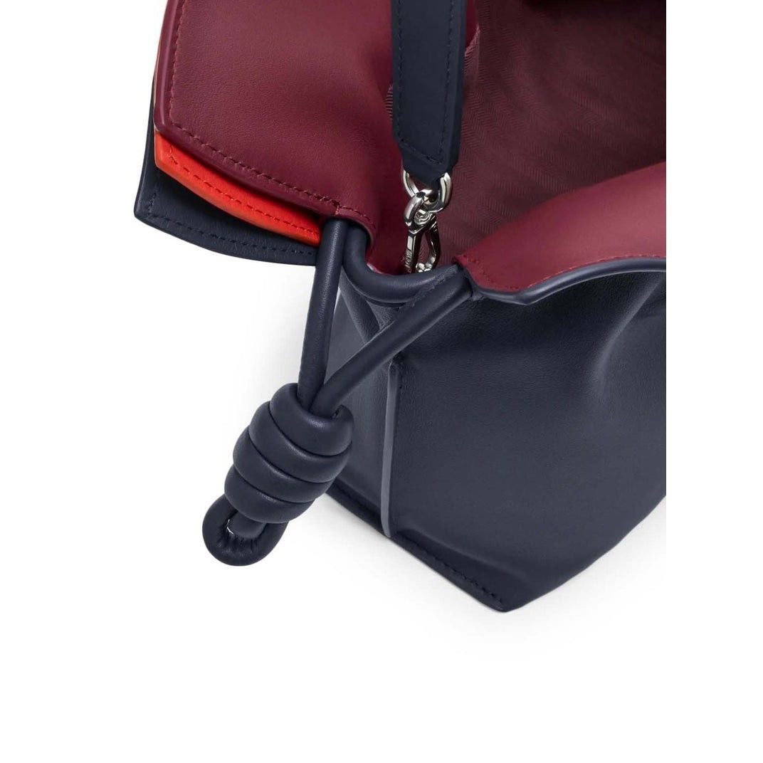 Loewe LOEWE Flamenco Medium Layered $3500 Deep Navy Clutch Bag New Size ONE SIZE - 4 Thumbnail
