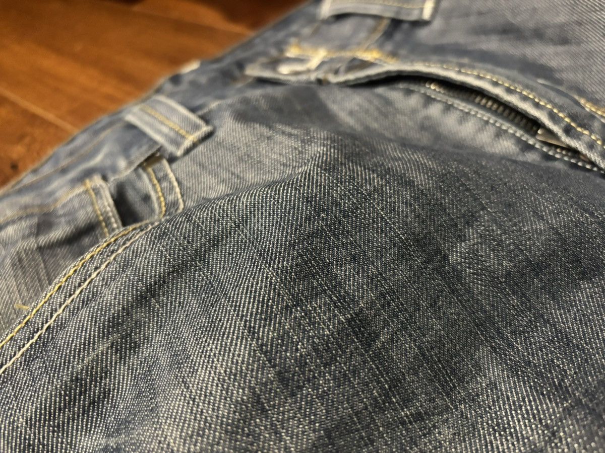 Levi's Gray and Blue embroidered jeans Size US 34 / EU 50 - 4 Thumbnail