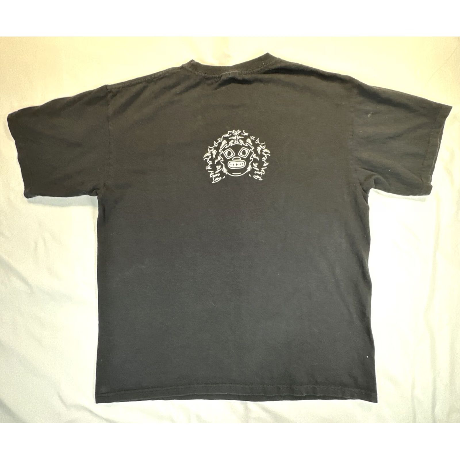 Vintage VINTAGE Espectrito T-Shirt Graphic WWF 90s Y2K Double-Sided Black Cotton Mens L Size US L / EU 52-54 / 3 - 6 Thumbnail