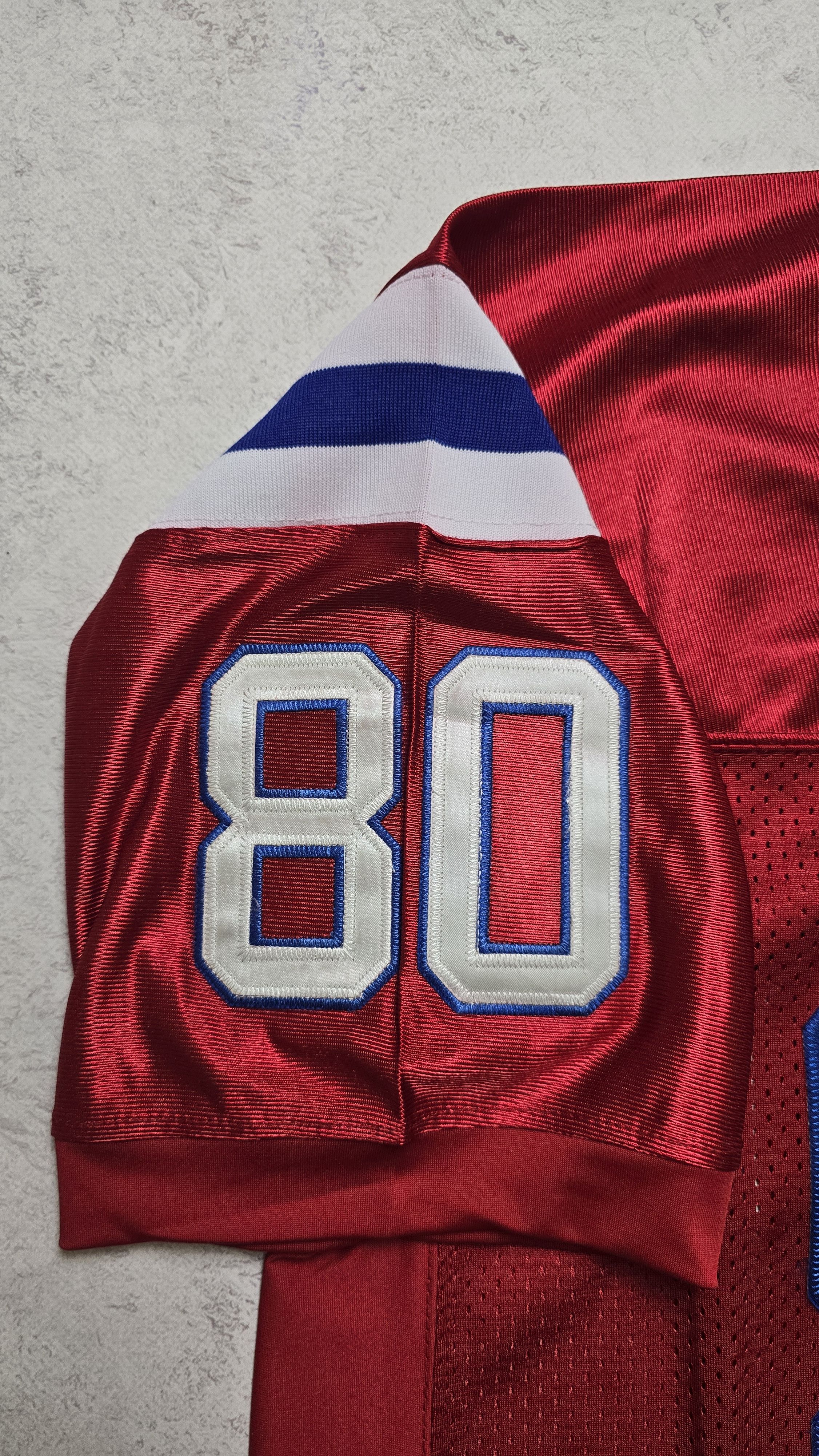 Mitchell & Ness Patriots Irving Fryar 1985 Throwback Stitched Jersey Size 50 Size US L / EU 52-54 / 3 - 5 Thumbnail