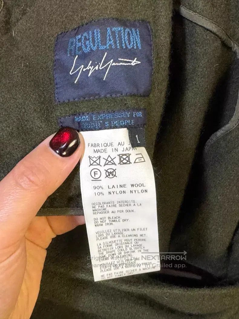 Yohji Yamamoto Yohji Yamamoto size 1 Show style wool crotch pants Size US 28 / EU 44 - 4 Thumbnail