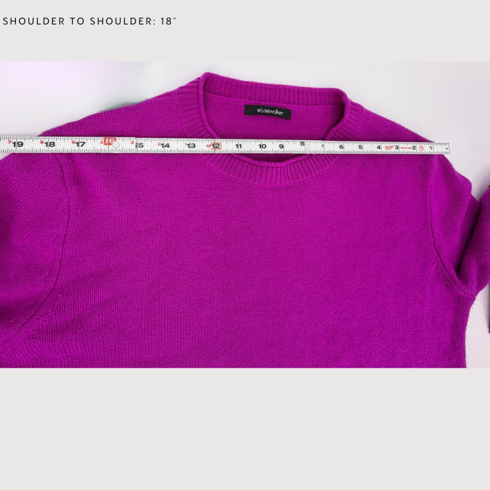Other Elyse Walker Cashmere Sweater Crewneck Fuchsia M Size M / US 6-8 / IT 42-44 - 7 Thumbnail