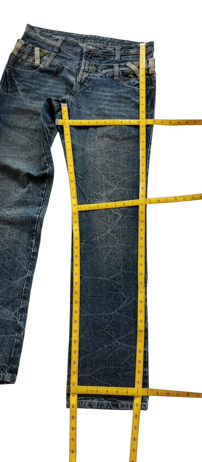 Le Grande Bleu (L.G.B.) Double waisted jeans Size US 34 / EU 50 - 8 Thumbnail