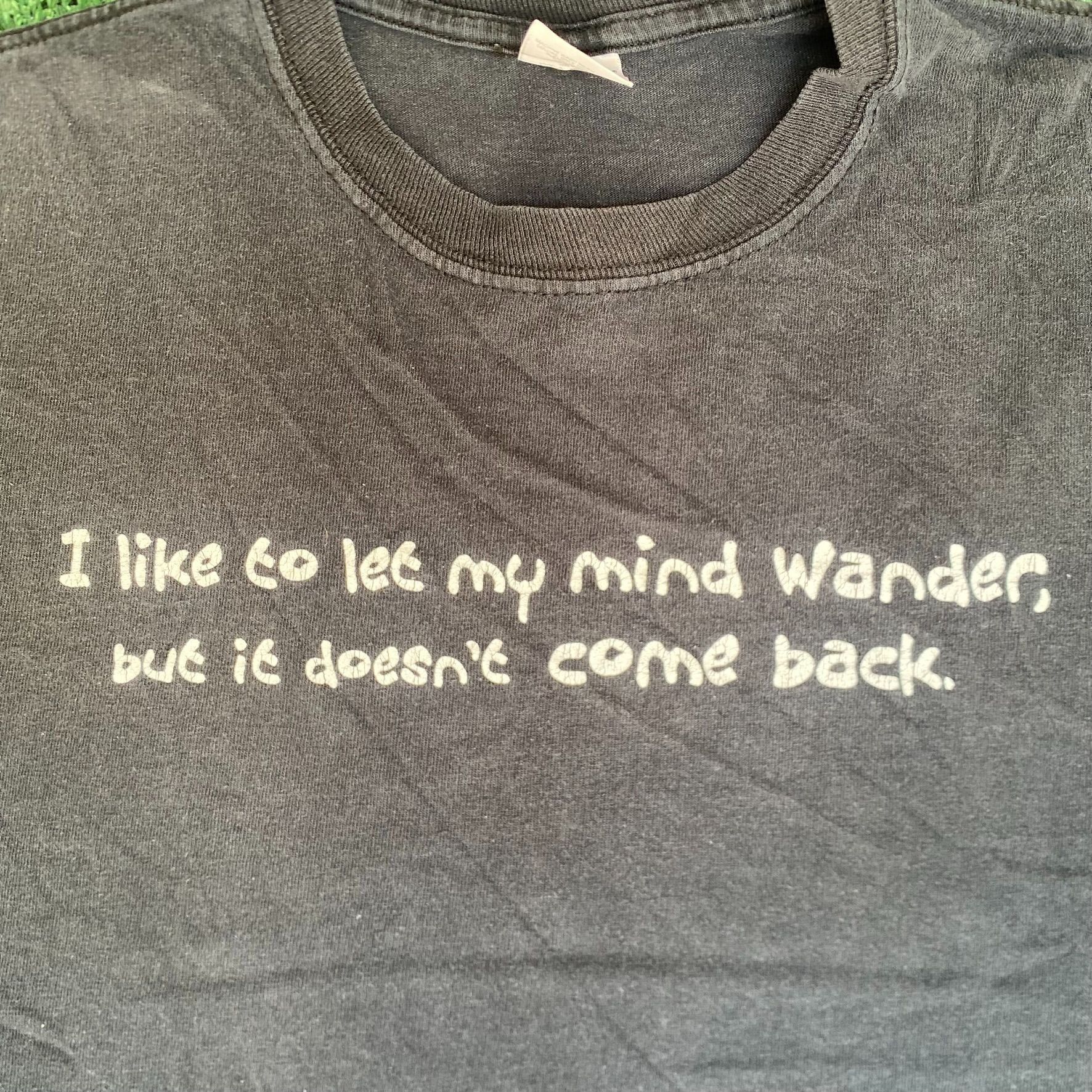 Jerzees Vintage Y2K Crazy Humor Shirt Funny ADHD Ironic Grunge Tee Size US XL / EU 56 / 4 - 3 Thumbnail