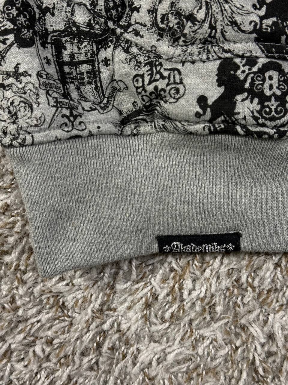 Akademiks Vintage Akademiks Y2K Gothic All Over Print Hoodie Hip Hop Size US XXL / EU 58 / 5 - 6 Thumbnail