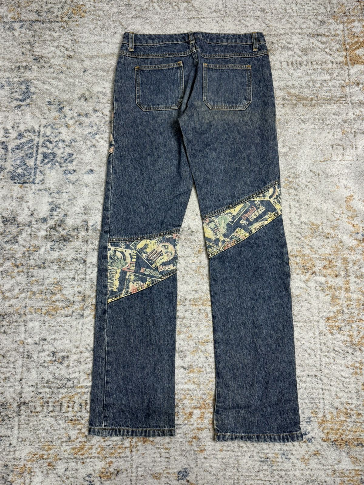 Tornado Mart Cat ifsix style y2k denim pants Size US 29 - 4 Thumbnail