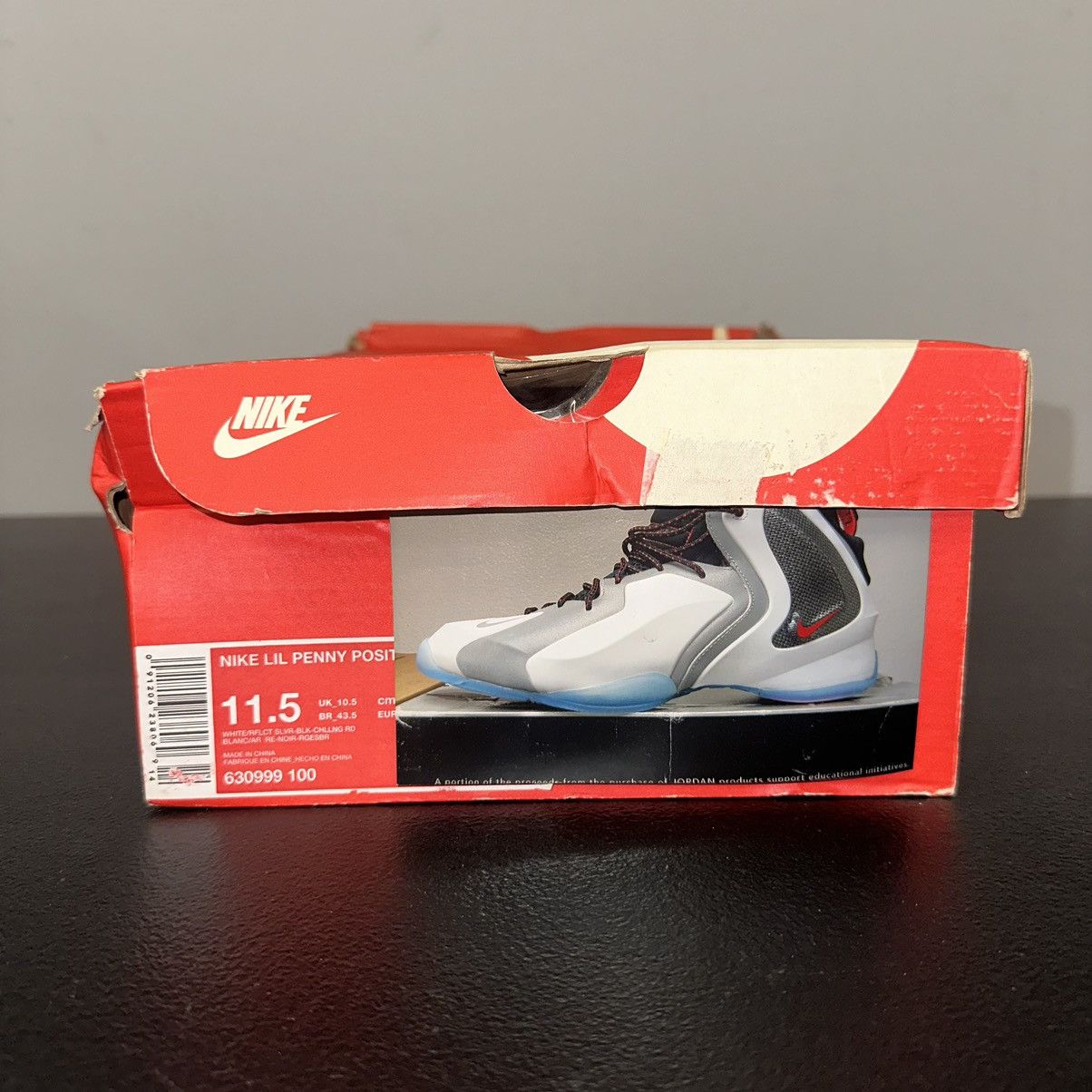 Nike Size 11.5 - Nike Lil Penny Posite Chilling Red Penny Hardawa Size US 11.5 / EU 44-45 - 7 Thumbnail