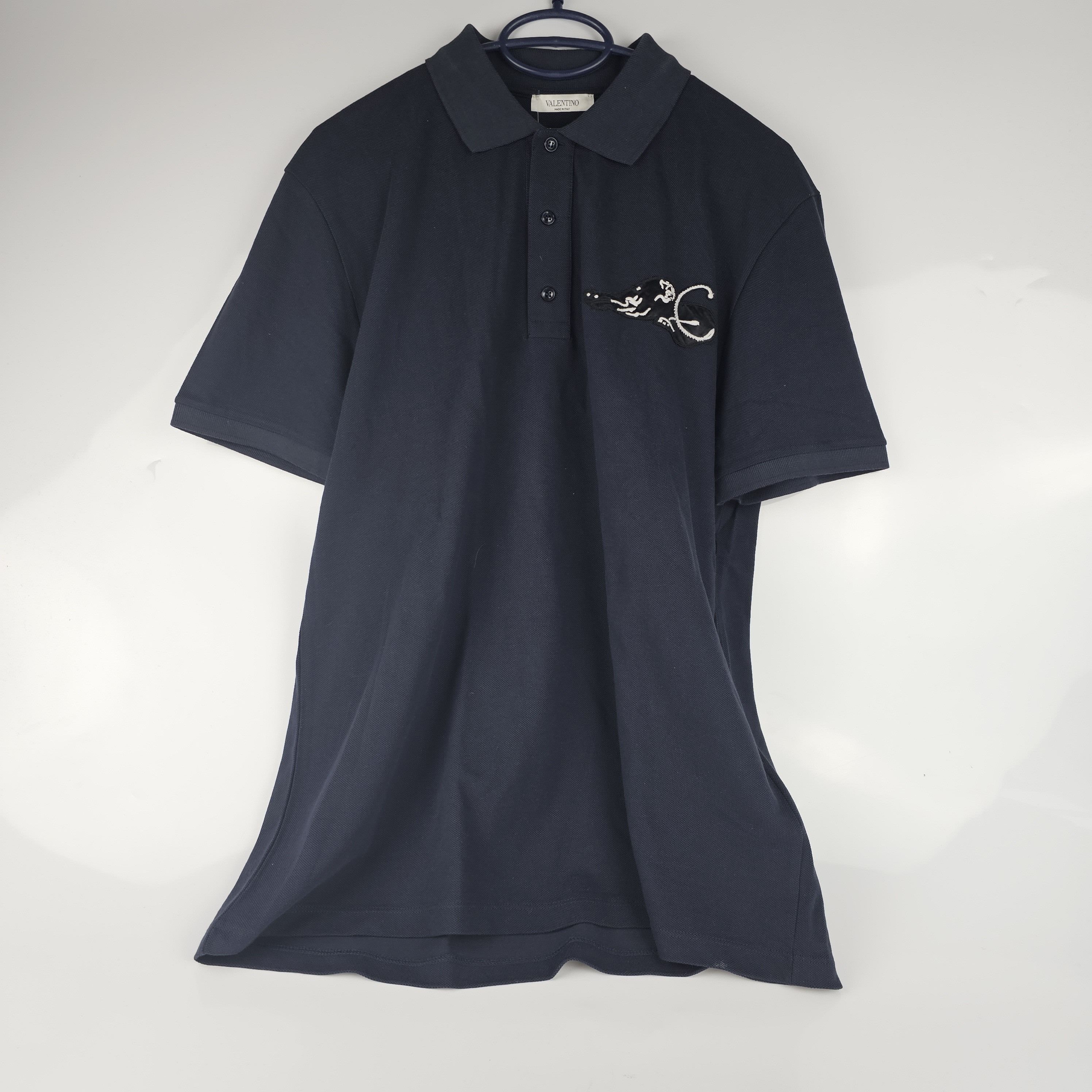 Valentino Blue Polo Shirt New With Tags Size XXL