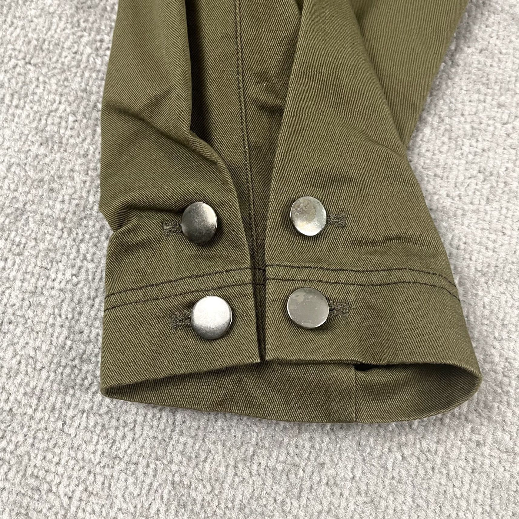 Vintage VINTAGE Psophia Women's Pants Size 40 Green Taper High Rise Cropped Casual Dressy Size 27" / US 4 / IT 40 - 4 Thumbnail