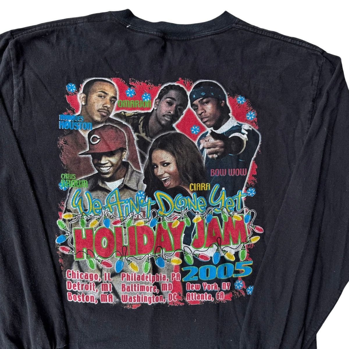 Rap Tees × Vintage 2005 We Ain’t Done Yet Holiday Jam Rap Tee Vintage Bow Wow Size US L / EU 52-54 / 3 - 7 Thumbnail