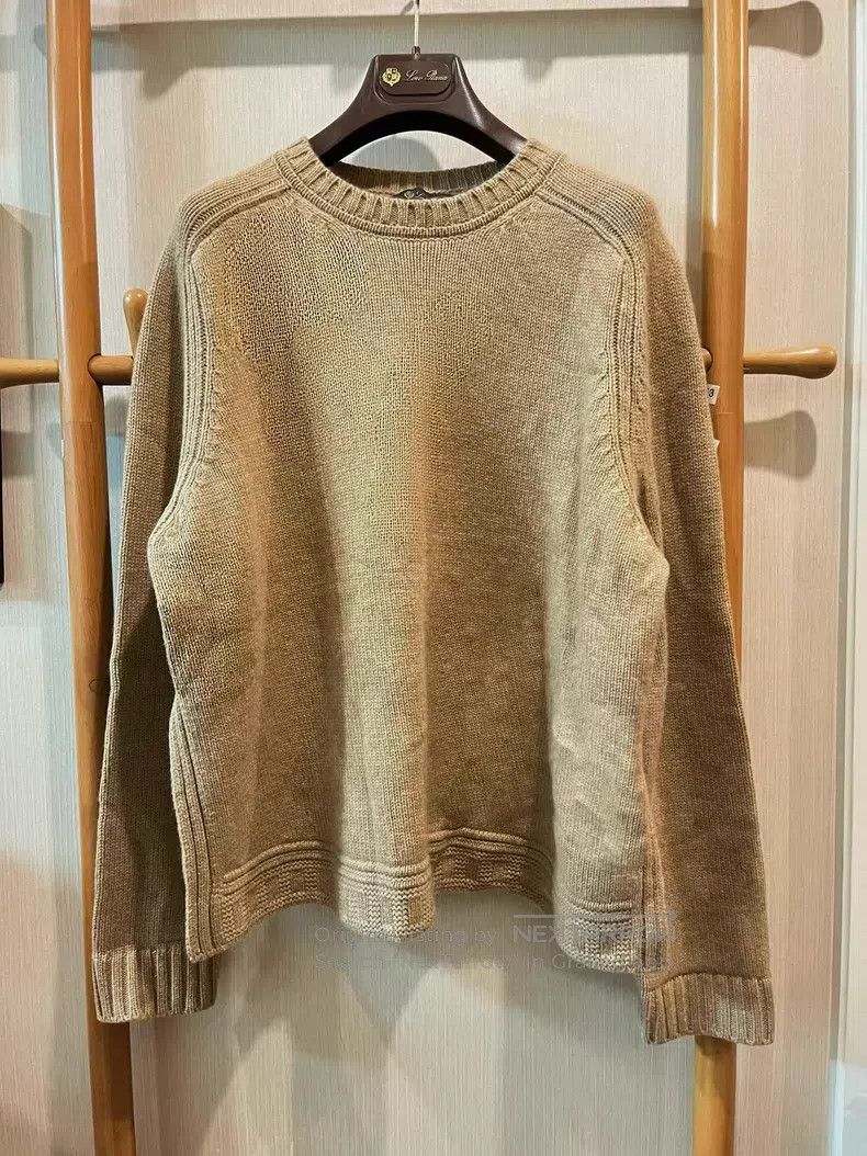 Loro Piana Loro Piana Limited Edition Saddle Shoulder Cashmere Sweate Size L / US 10 / IT 46 - 1 Thumbnail