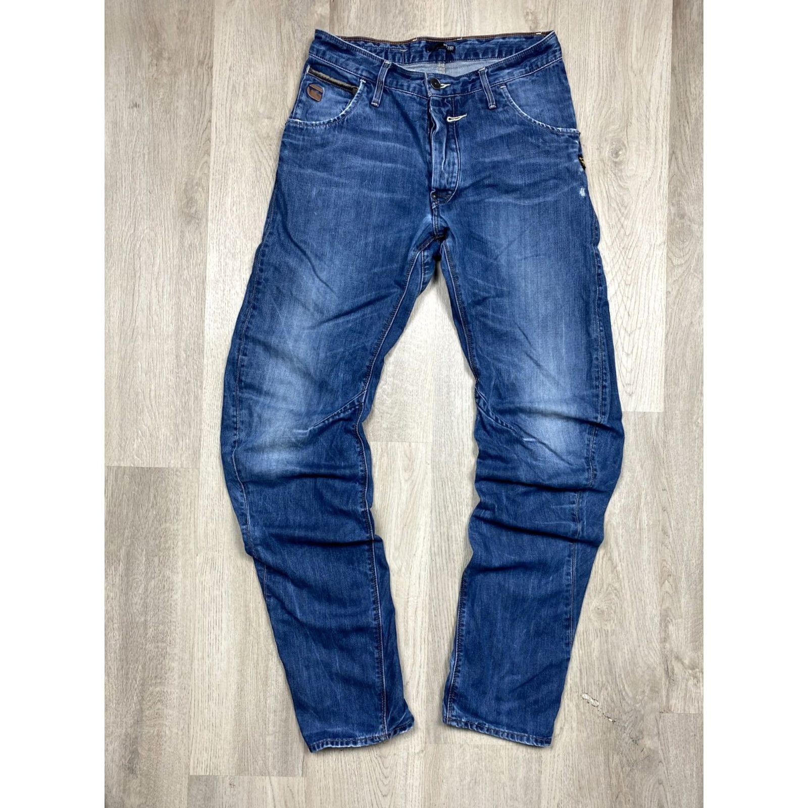 G-Star G Star Arc Riley Denim Jeans 31 Men's Loose Tapered Blue 34 Inseam Regular Waist 31 Collection Denim Pants Vintage: No Size US 31 - 2 Thumbnail