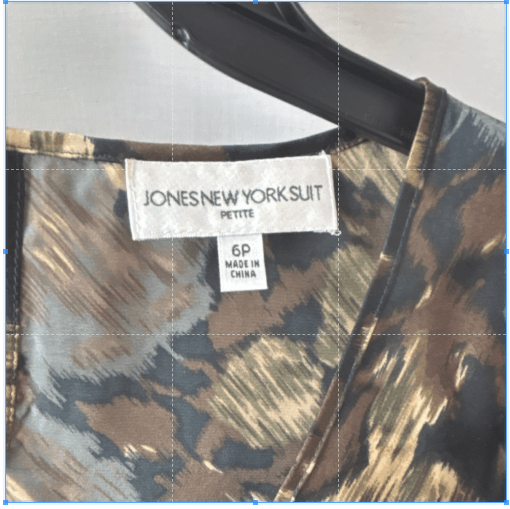 Jones New York Jones New York Suit Women's Petite 6P V-Neck Sleeveless Size M / US 6-8 / IT 42-44 - 2 Thumbnail