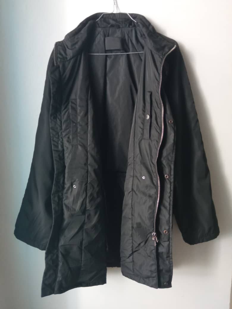 Prada Vintage Prada Milano Long Jacket Nylon OVERSIZED Size US L / EU 52-54 / 3 - 6 Thumbnail