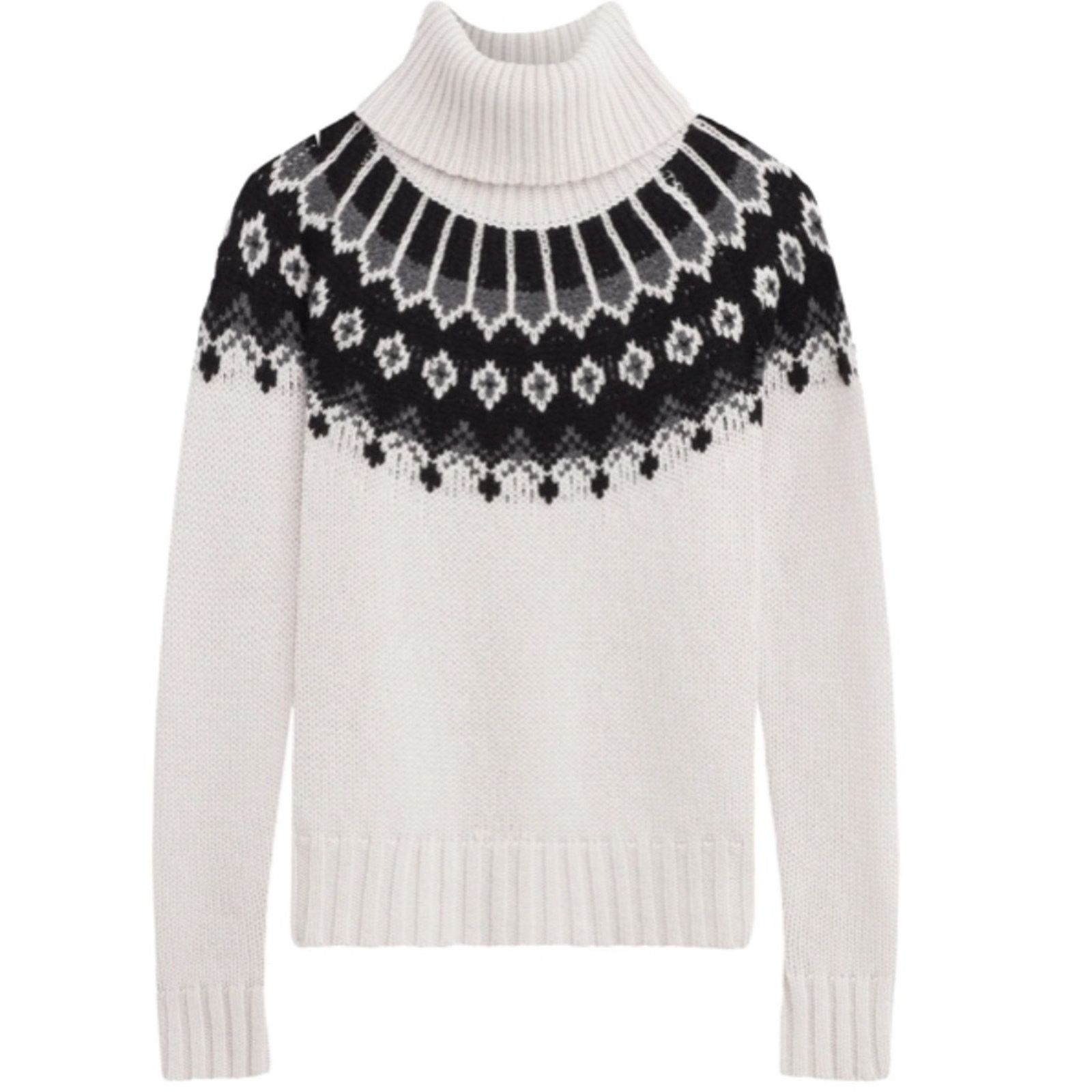 NakedCashmere JOLENE PATTERN TURTLENECK CASHMERE SWEATER NAKEDCASHMERE Size L / US 10 / IT 46 - 5 Thumbnail