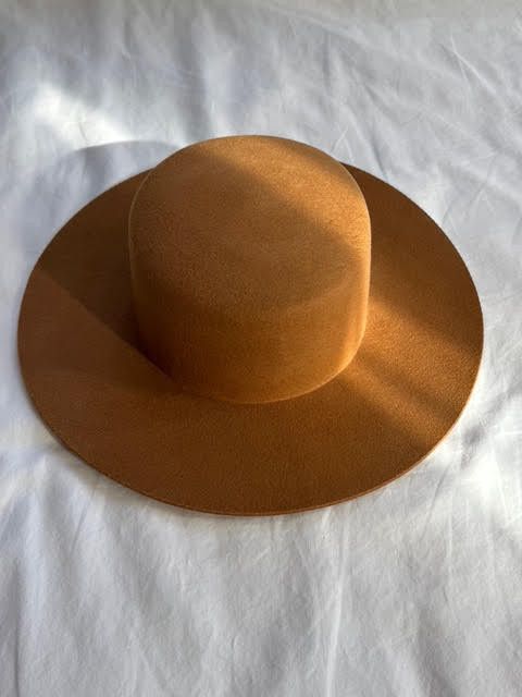 Other Gigi Pip Dahlia Women's Boater Hat S/M Brown Size ONE SIZE - 3 Thumbnail