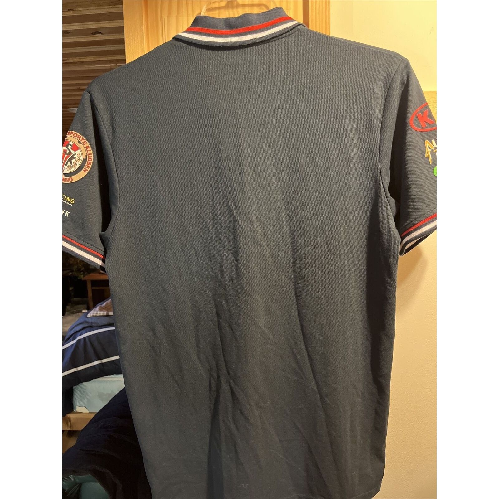Other Copenhagen Historic Grand Prix Men’s L Navy Blue Button Polo Size US L / EU 52-54 / 3 - 11 Thumbnail