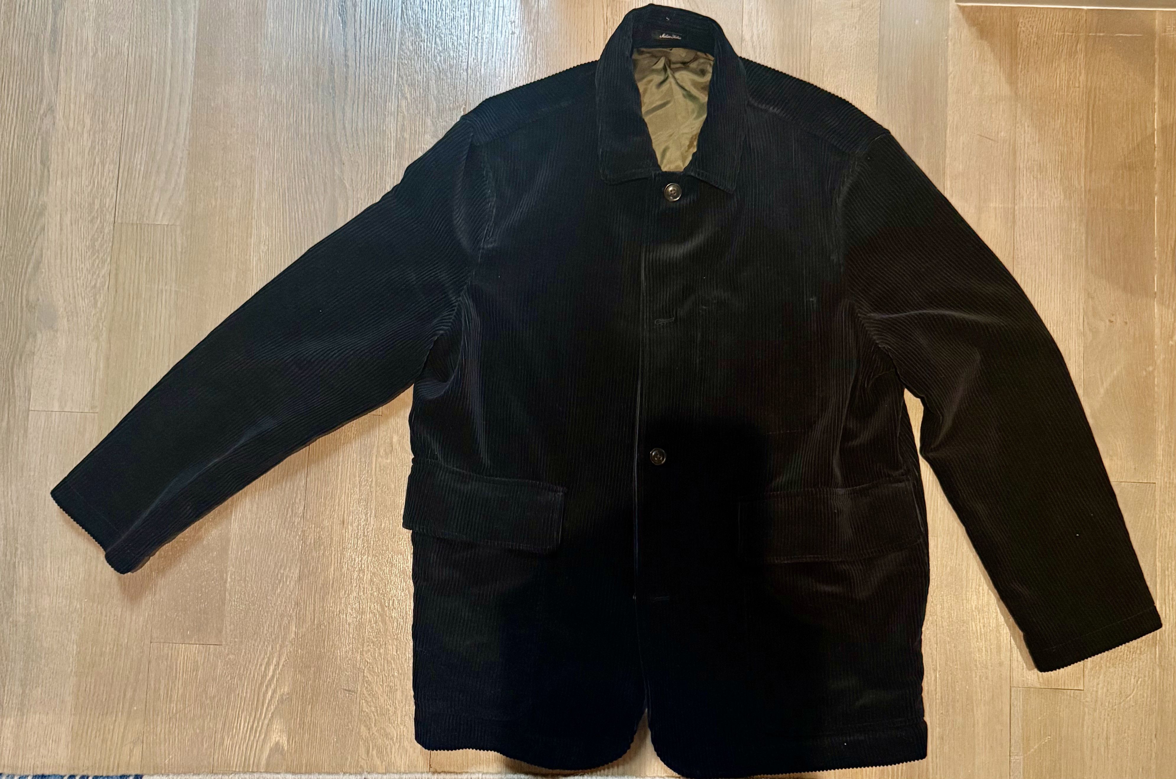 Todd Snyder Italian Corduroy Walking Coat Navy Blue XL Size US XL / EU 56 / 4 - 1 Thumbnail