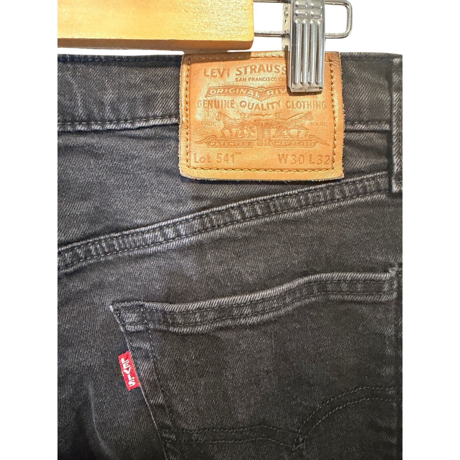 Levi's Levi’s 541 Athletic Taper Jeans Men’s 30x32 Black Size US 30 / EU 46 - 5 Thumbnail