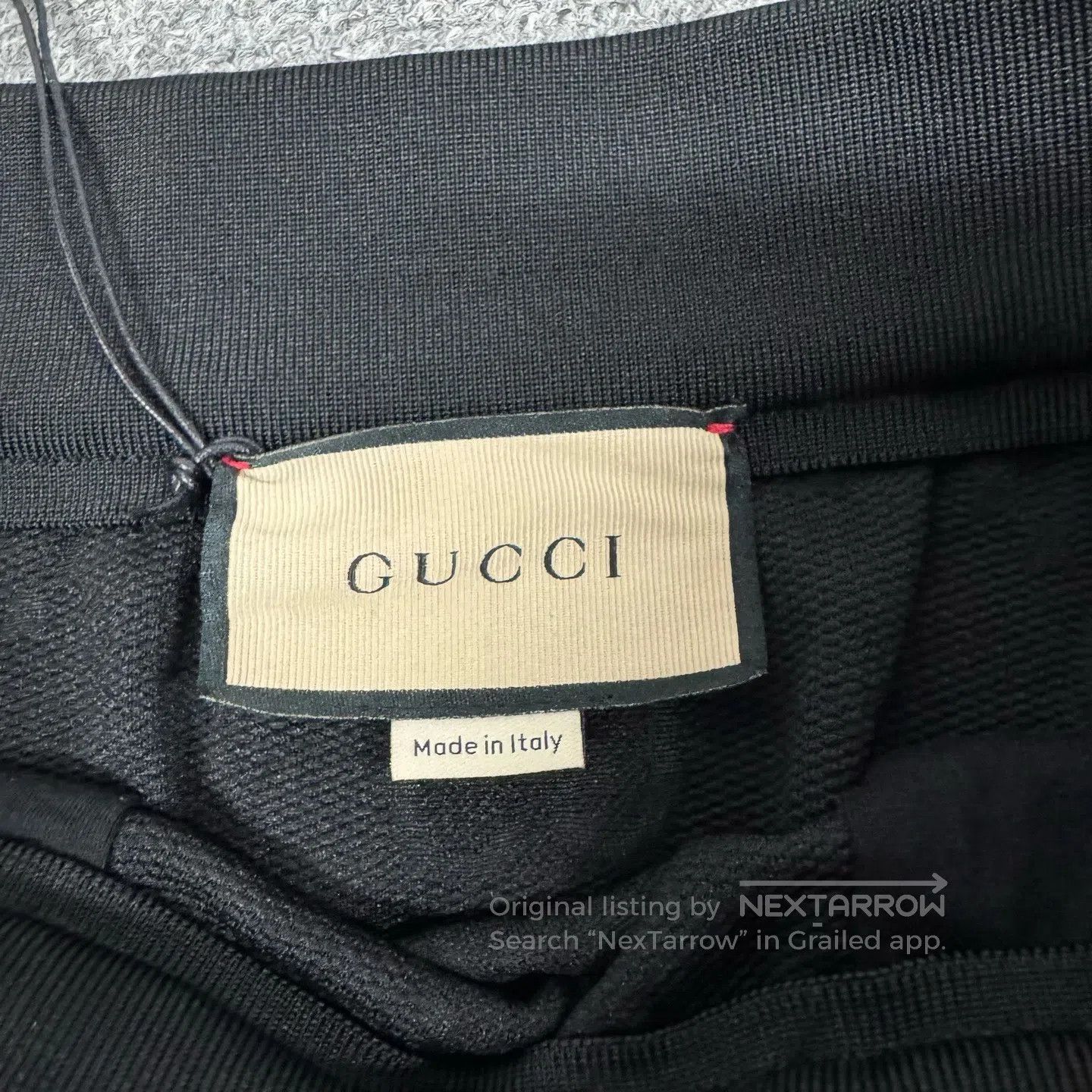 Gucci Guicci size s Black double-G patterned jacquard drawstring Size 26" / US 2 / IT 38 - 5 Thumbnail