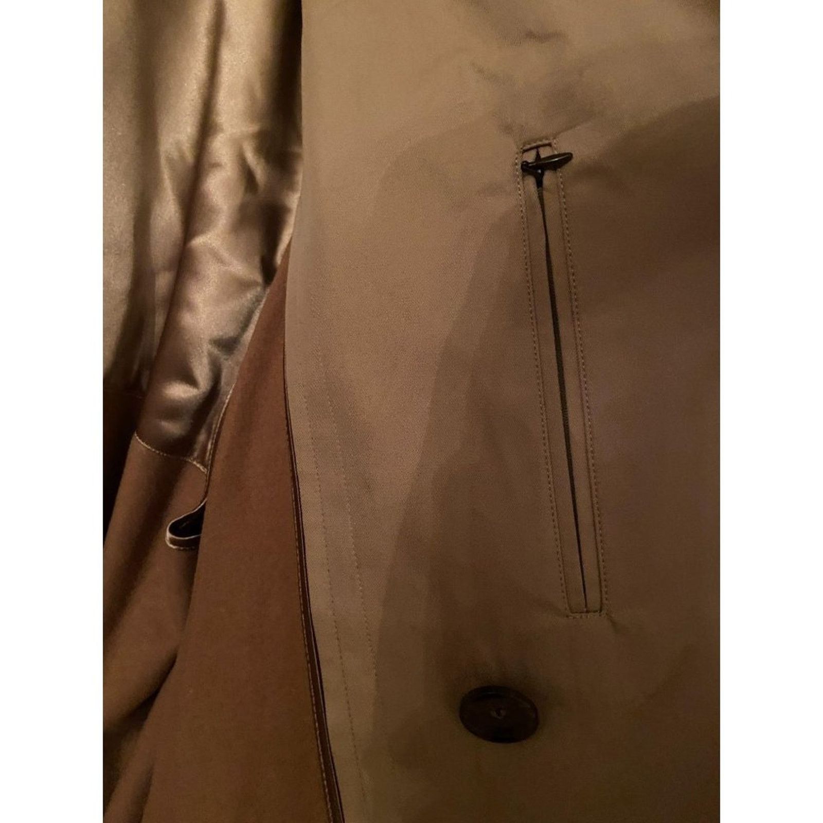 Brooks Brothers Men's Brooks Brothers Double-Breasted Khaki Trench Coat Size US S / EU 44-46 / 1 - 7 Thumbnail