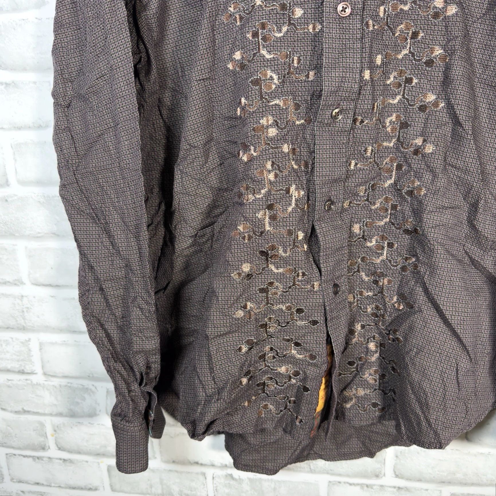 Robert Graham Robert Graham 100% Cotton Long Sleeve Button Down Mens Size XL Size US XL / EU 56 / 4 - 3 Thumbnail