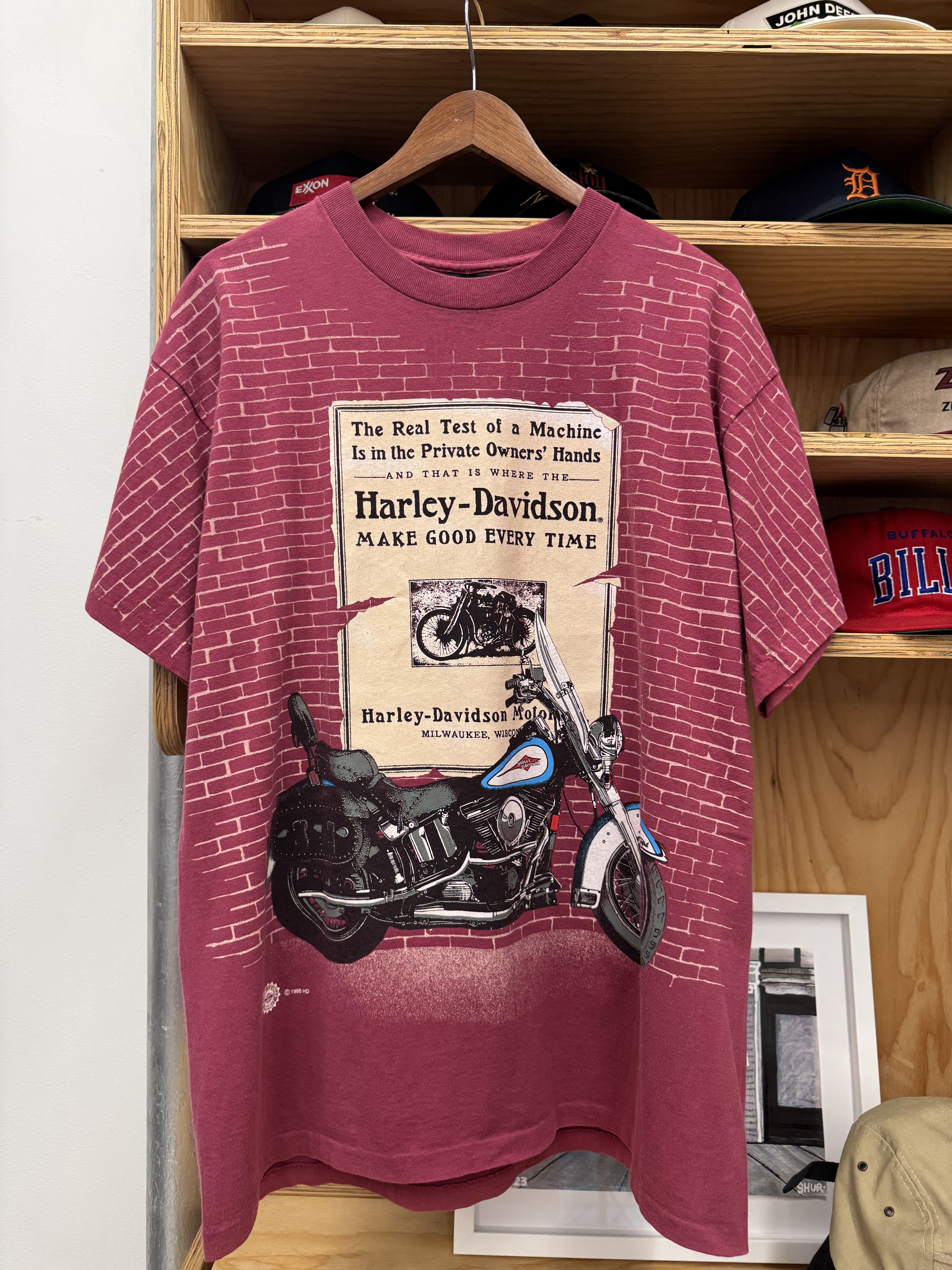 Harley Davidson Vintage Harley Davidson Tee Size US L / EU 52-54 / 3 - 1 Thumbnail