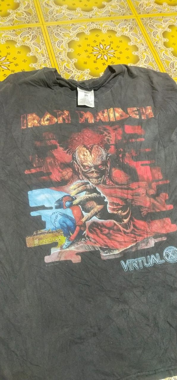 Band Tees × Vintage Rare vintage Iron Maiden Virtual 1998 Size US XL / EU 56 / 4 - 4 Thumbnail
