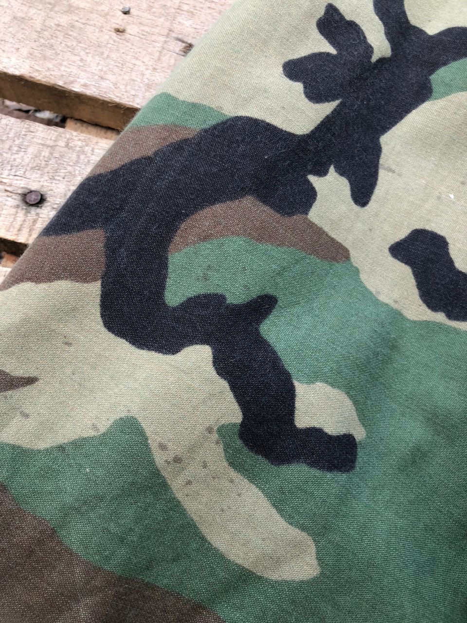 Vintage Vintage 80s Military Woodland Camo Parka Jacket Size US L / EU 52-54 / 3 - 7 Thumbnail