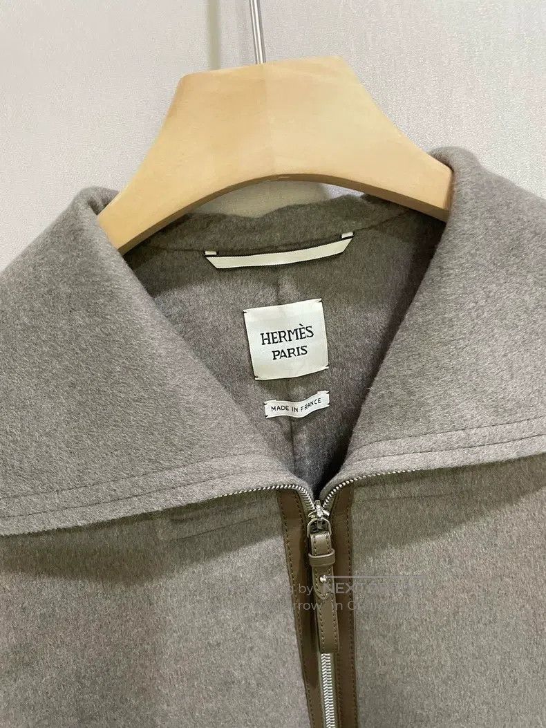 Hermes Hermes Cashmere Coat Jacket, Baby Cashmere Size XXS / US 00 / IT 34 - 2 Thumbnail