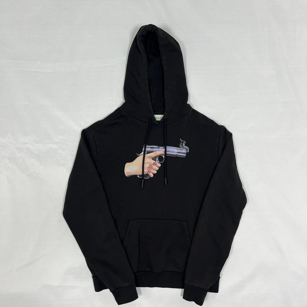 Off white gun hoodie sale