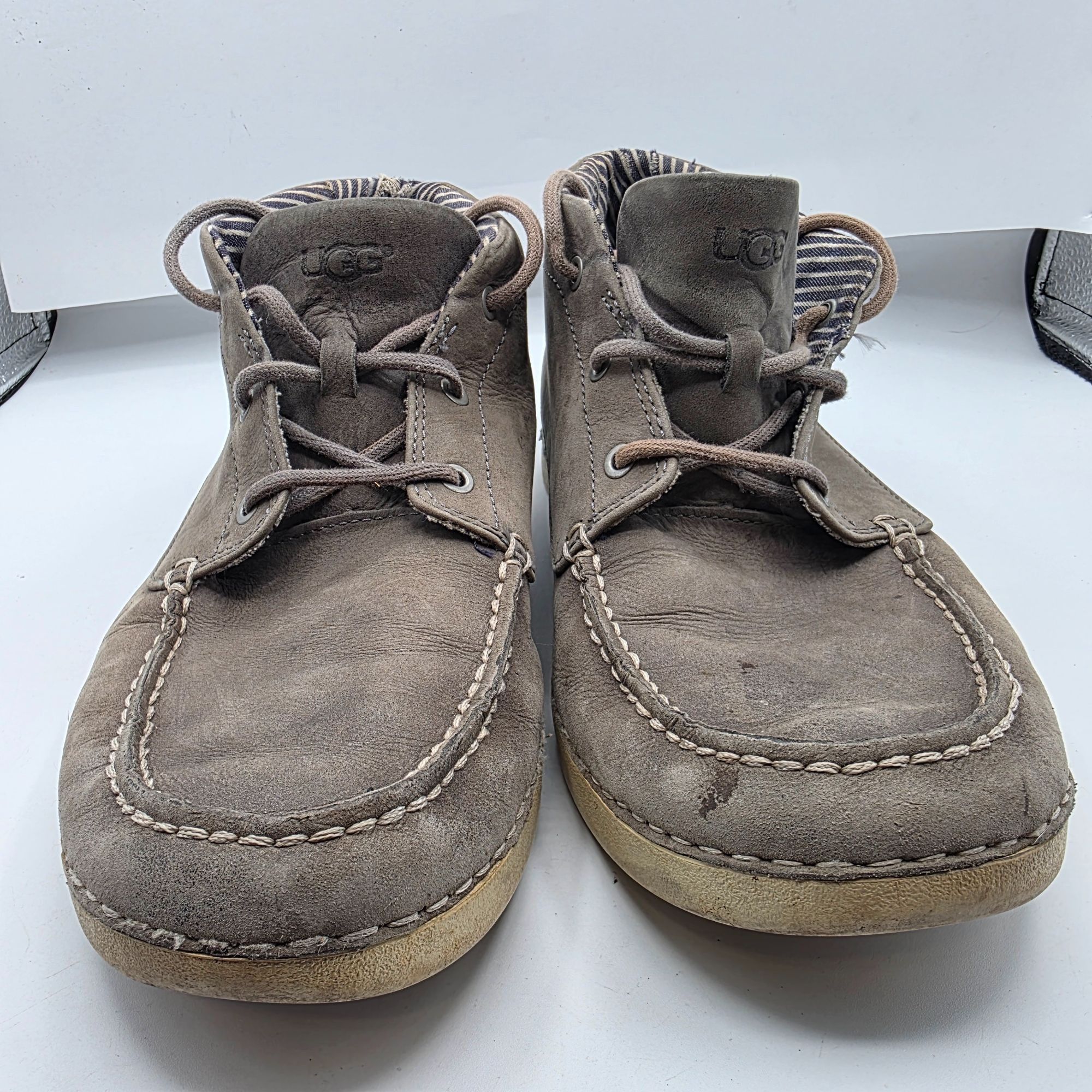 Ugg UGG Kaldwell Mens Size 9.5 Gray Chukka Ankle Boots Vibram So Size US 9.5 / EU 42-43 - 15 Thumbnail