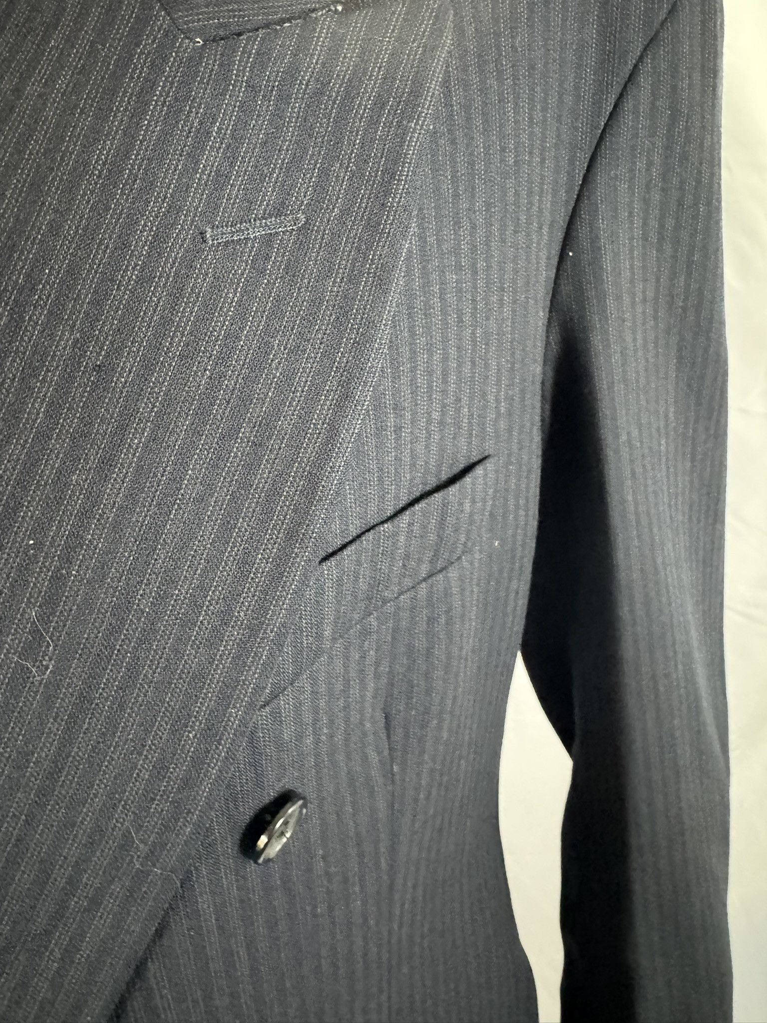 Maison Margiela Vintage Martin Margiela Double Breasted Pinstripe Blazer 42 Size M / US 6-8 / IT 42-44 - 12 Thumbnail