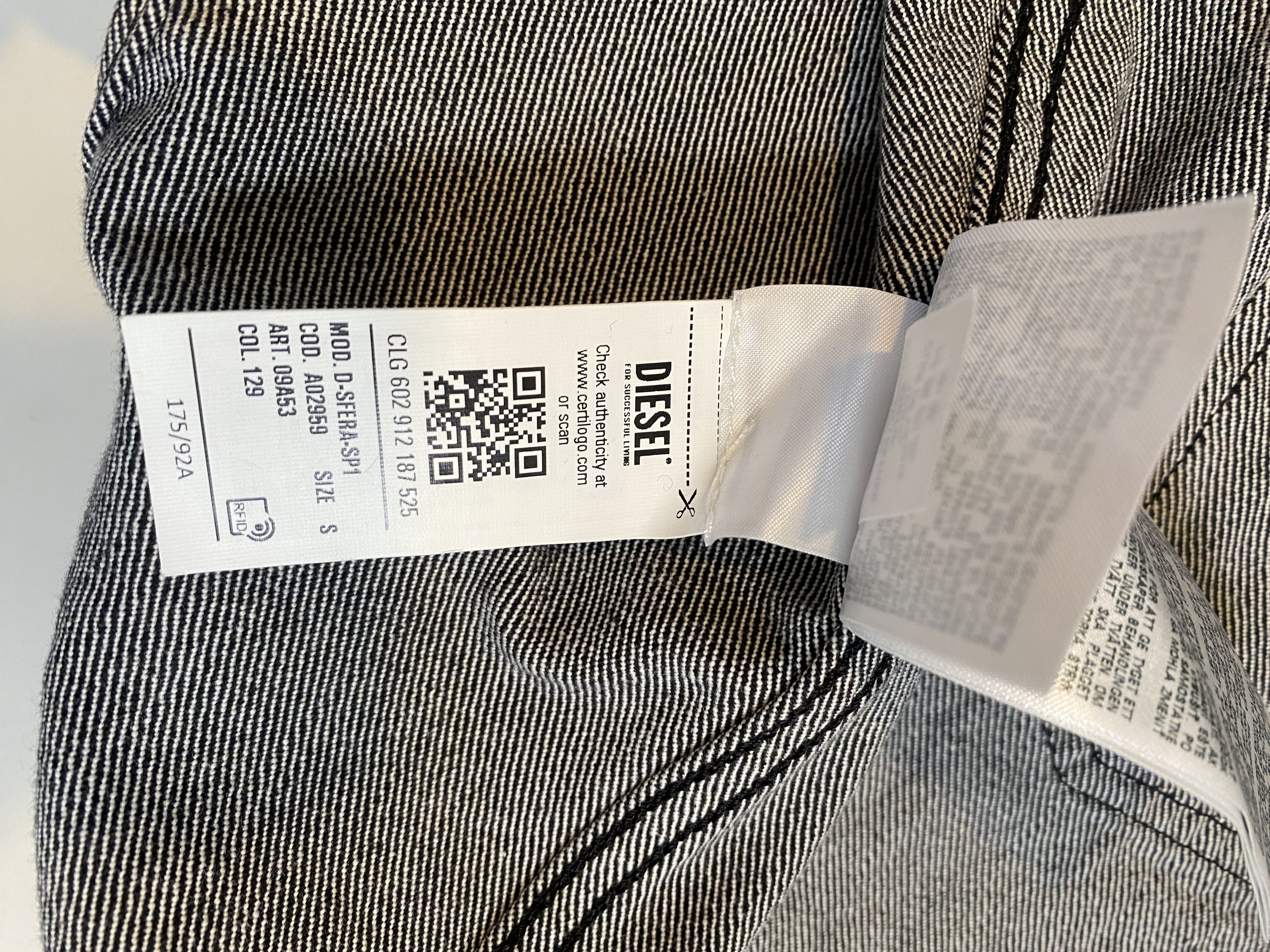 Diesel Grey Denim Jacket Size US S / EU 44-46 / 1 - 4 Thumbnail