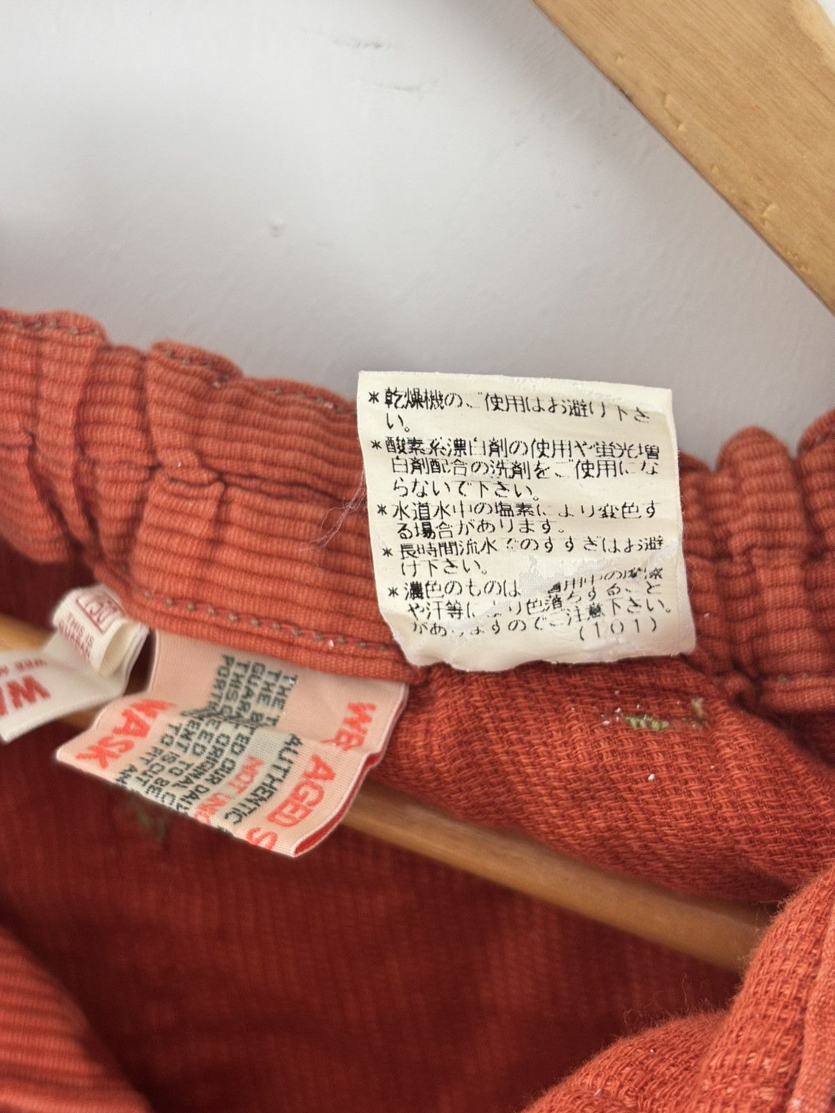 Japanese Brand Japanese Wask Orange Corduroy Shorts Size US 30 / EU 46 - 7 Thumbnail