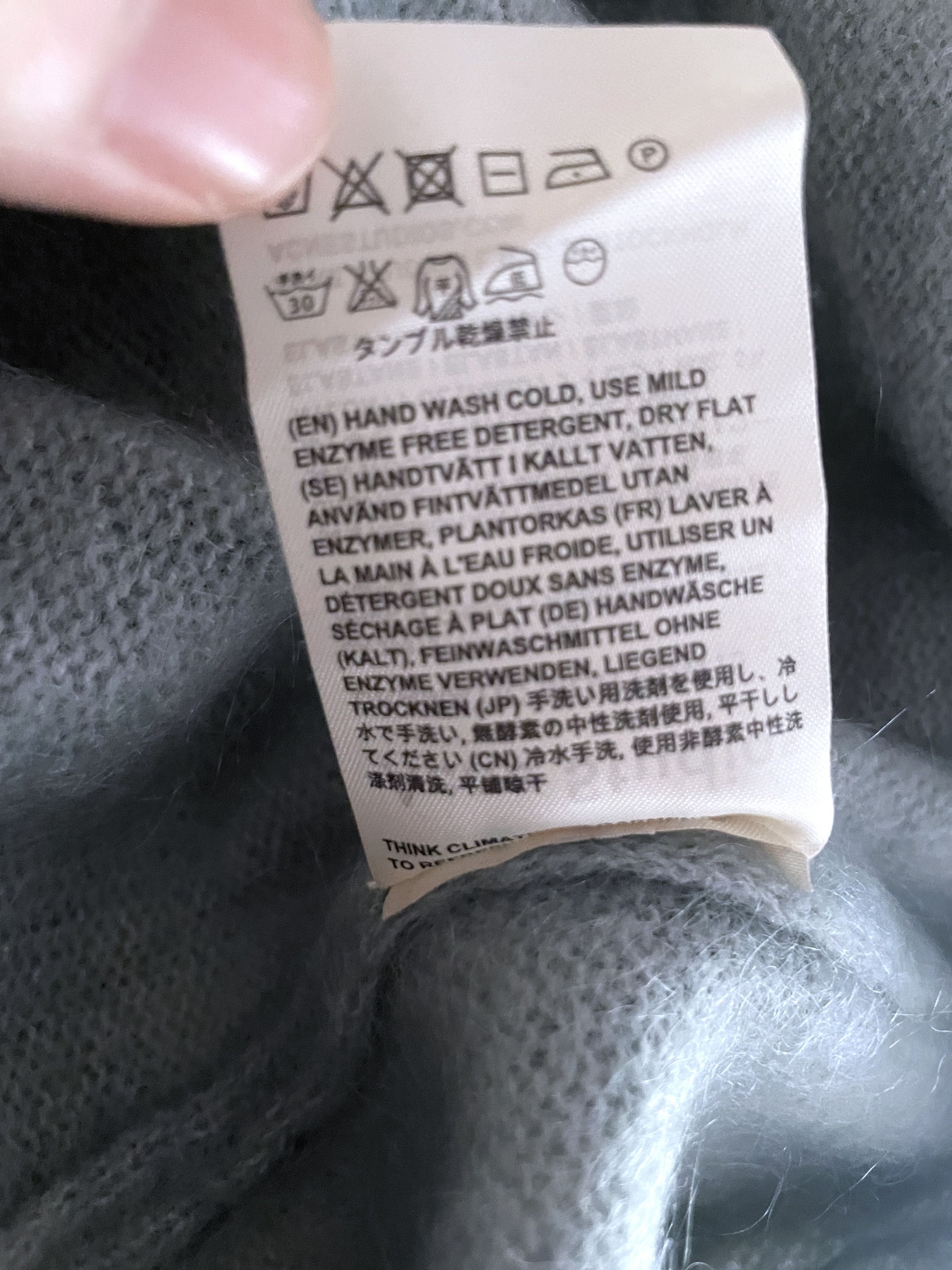 Acne Studios TIFFANY BLUE MOHAIR SLOUCHY SWEATER Size US L / EU 52-54 / 3 - 8 Thumbnail