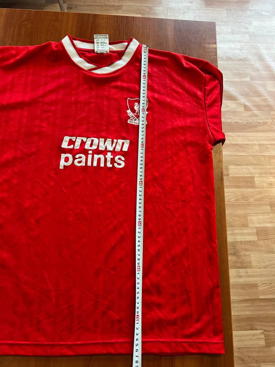 Vintage 1987 LIVERPOOL FC REMAKE HOME SOCCER JERSEY FOOTBALL SHIRT Size US XL / EU 56 / 4 - 10 Thumbnail