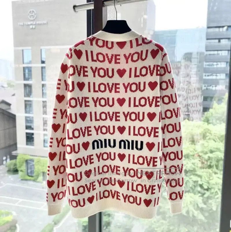Miu Miu Miu Miu Multicolor Cashmere Cardigan . Size XXS / US 00 / IT 34 - 2 Thumbnail