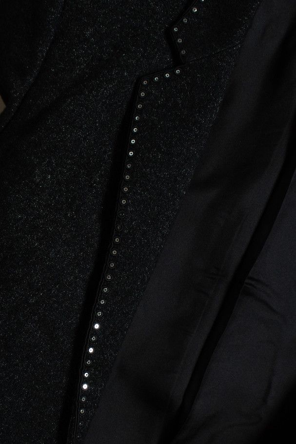 Saint Laurent Paris Saint Laurent, 19FW sequin embroidered trim blazer Size 50R - 8 Thumbnail