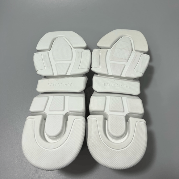 Balenciaga Balenciaga Speed 2.0 Allover Logo Recycled Knit Sneaker Whit Size US 10 / EU 43 - 7 Thumbnail