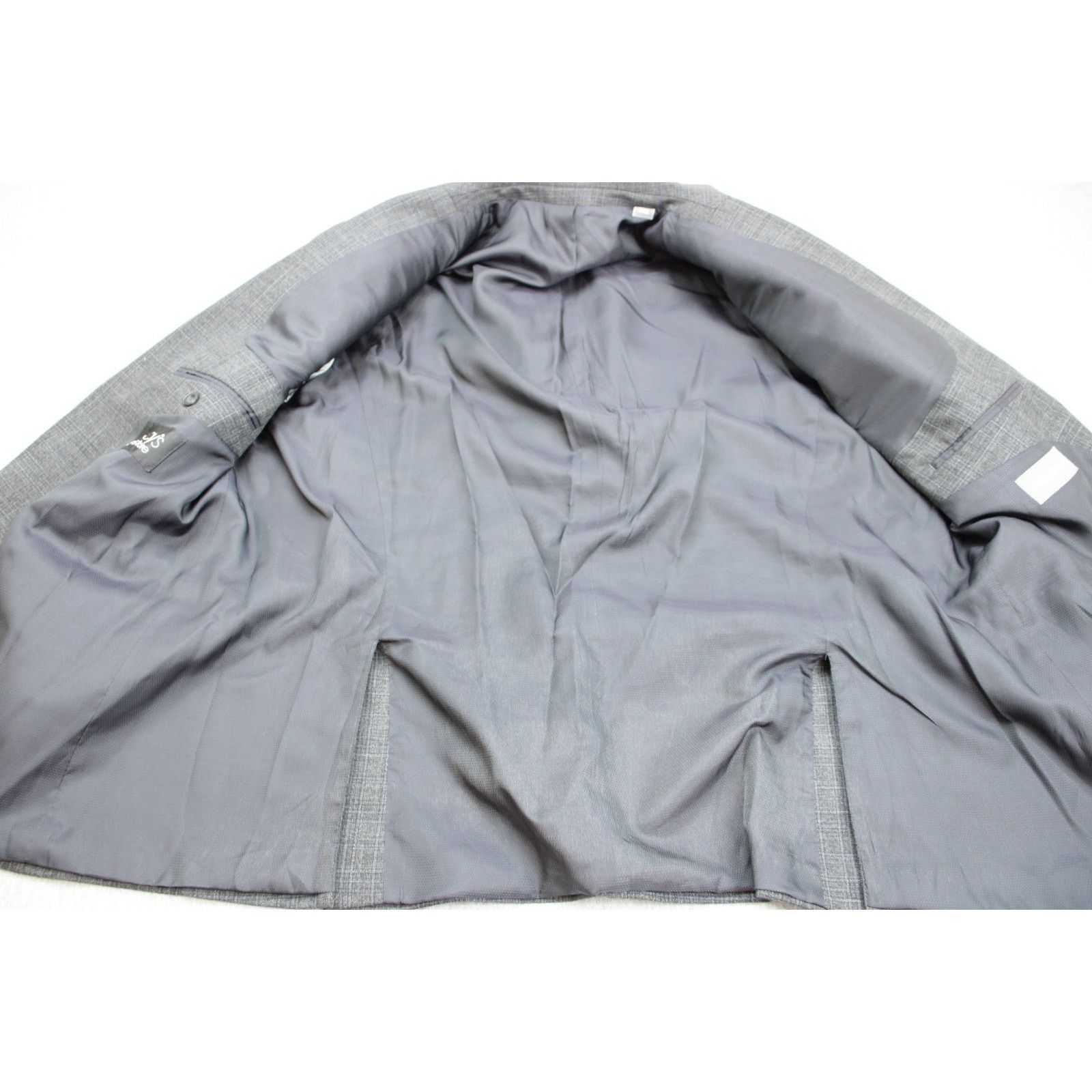Michael Kors Michael Kors Blazer Mens 46R Gray Plaid 2 Buttons Size 46R - 5 Thumbnail
