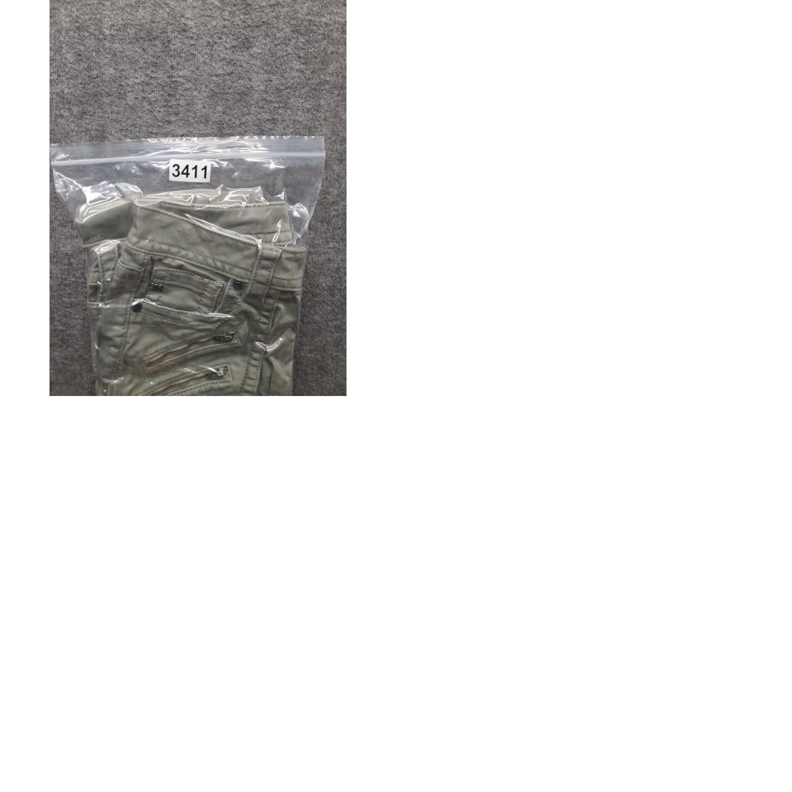 Miss Me Miss Me Pants Womens 29x29 Skinny Fit Mid Rise Cargo Sage Green Twill Pants Women 29 Green Cargo Skinny Twill Rise Mid 29in Inseam Slim Button Zip Size 29" - 10 Thumbnail