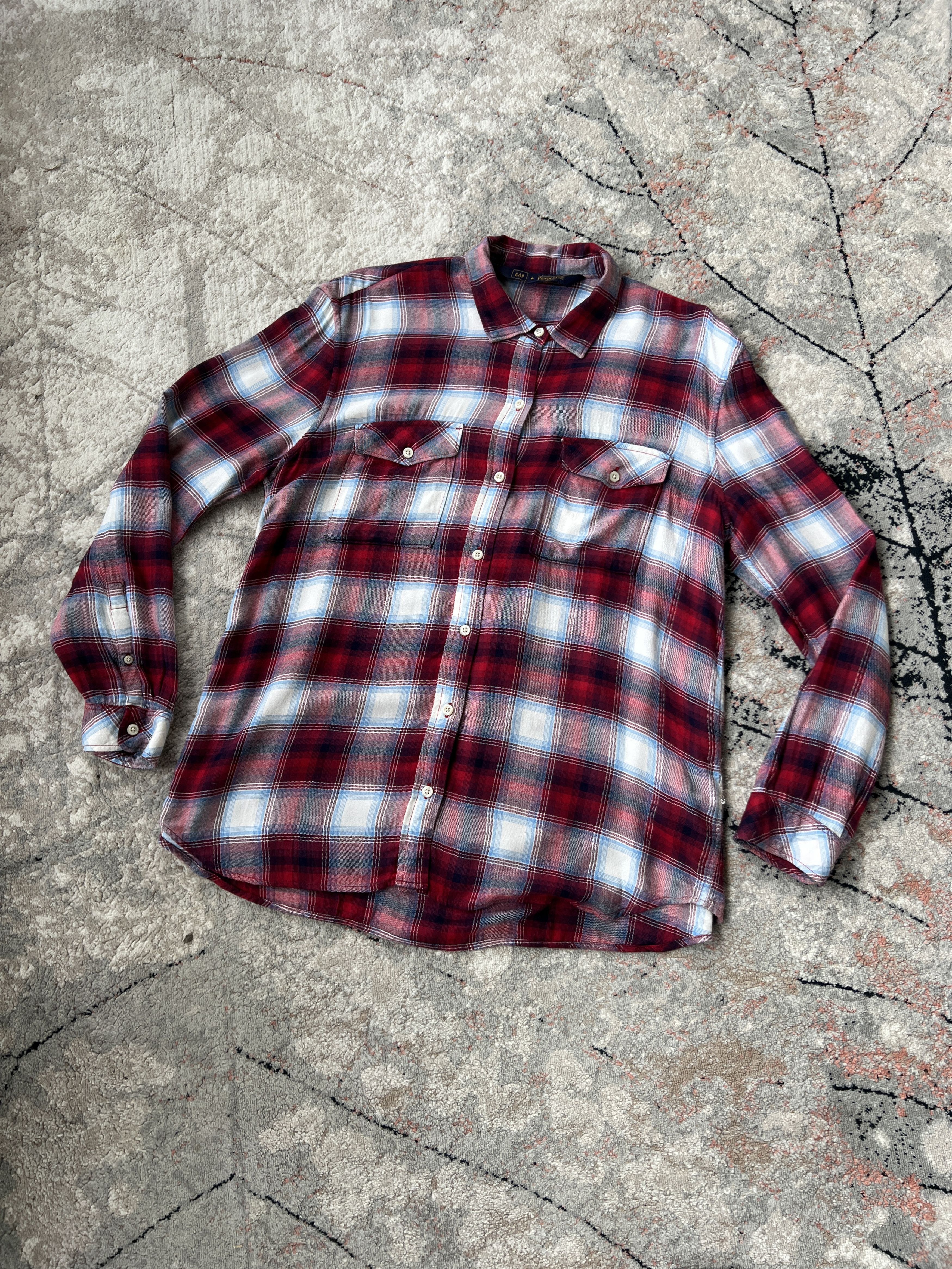 Gap Gap + Pendleton 100% Viscose Shirt Size US XL / EU 56 / 4 - 1 Thumbnail